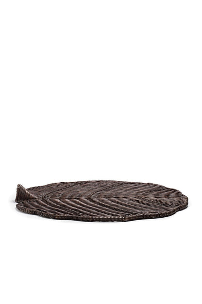 Buy Maranao Circle Leaf Tray in Brown Online Brown