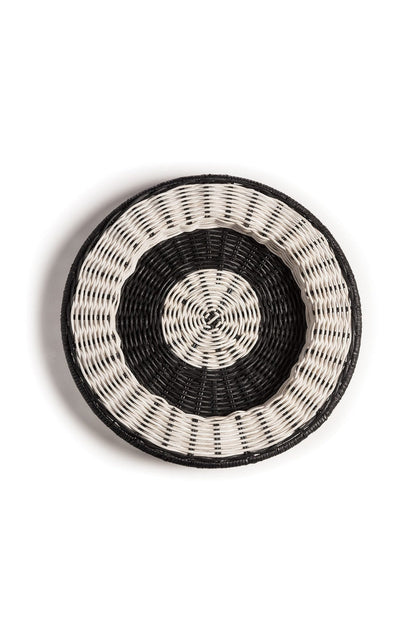 Buy Maranao Circular Stripe Tray in Brown Online Brown