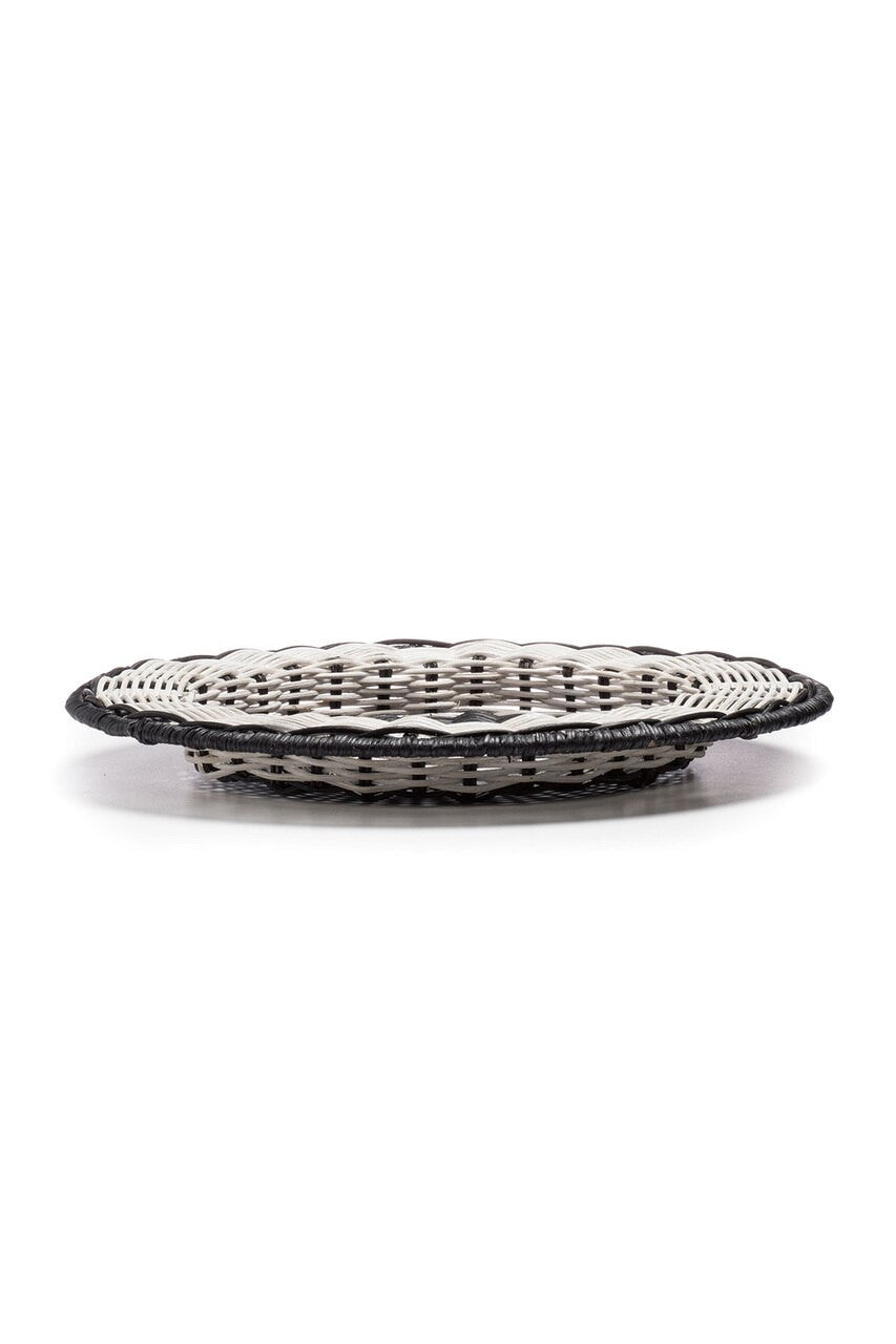 Buy Maranao Circular Stripe Tray in Brown Online Brown