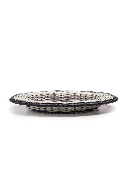 Buy Maranao Circular Stripe Tray in Brown Online Brown