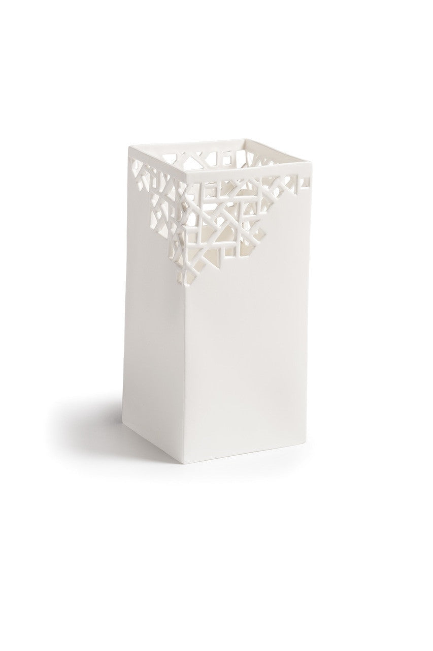 Buy Cagayan Medium Vase in White Online White