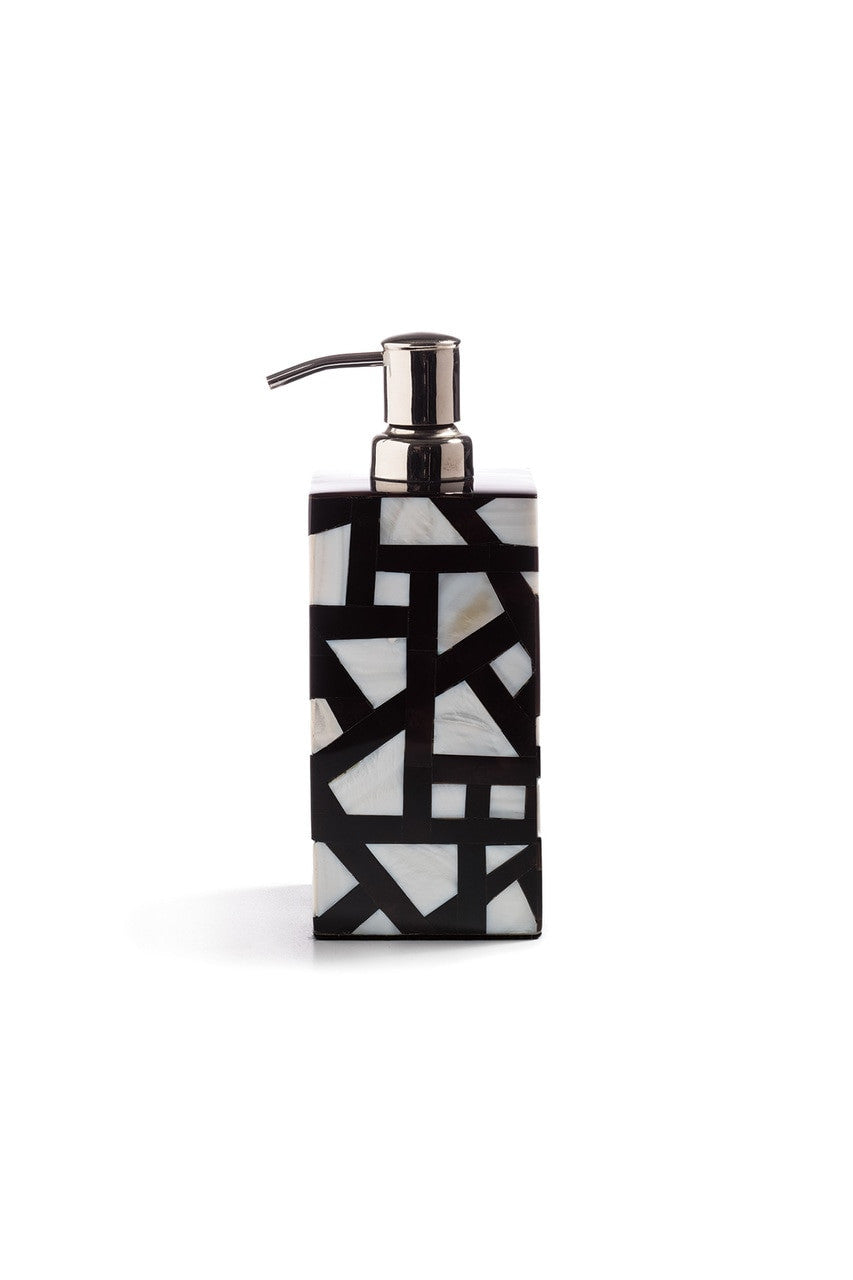 Buy Mindoro Soap Dispenser in Black & White Online Black & White