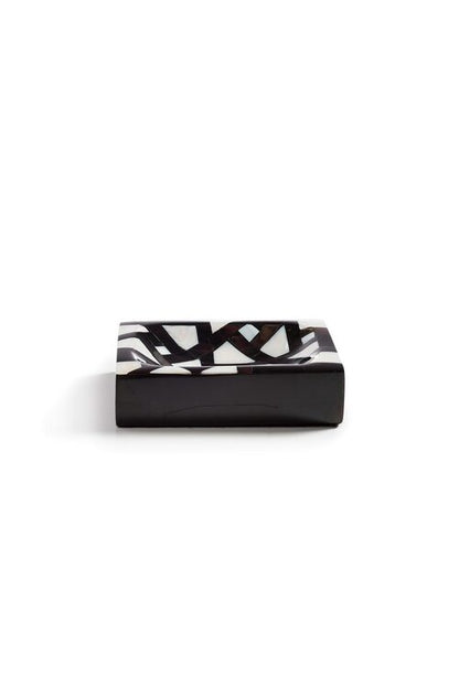 Buy Mindoro Soap Dish in Black & White Online Black & White