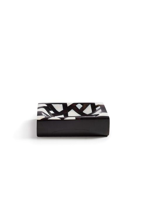 Buy Mindoro Soap Dish in Black & White Online Black & White