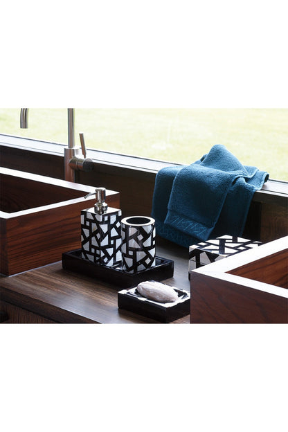 Buy Mindoro Soap Dish in Black & White Online Black & White