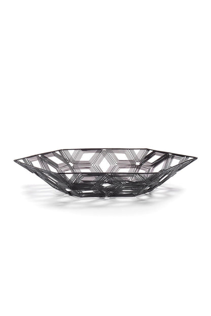 Buy Naga Hexagon Tray in Black Online Black