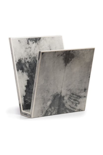 Buy Shagreen Marble Magazine Rack in Marble Online Marble