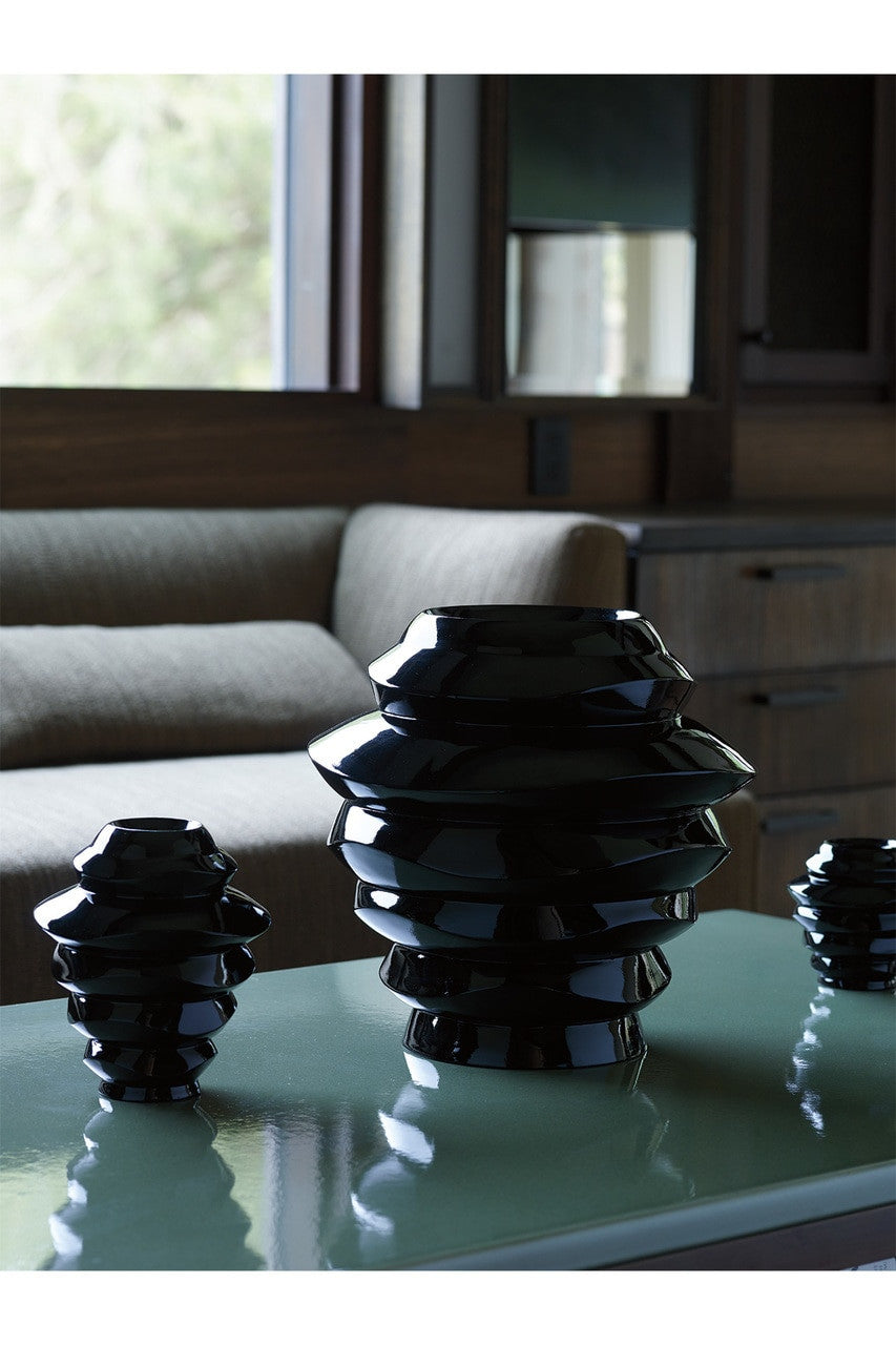Buy Manila X-Small Vase in Black Online Black