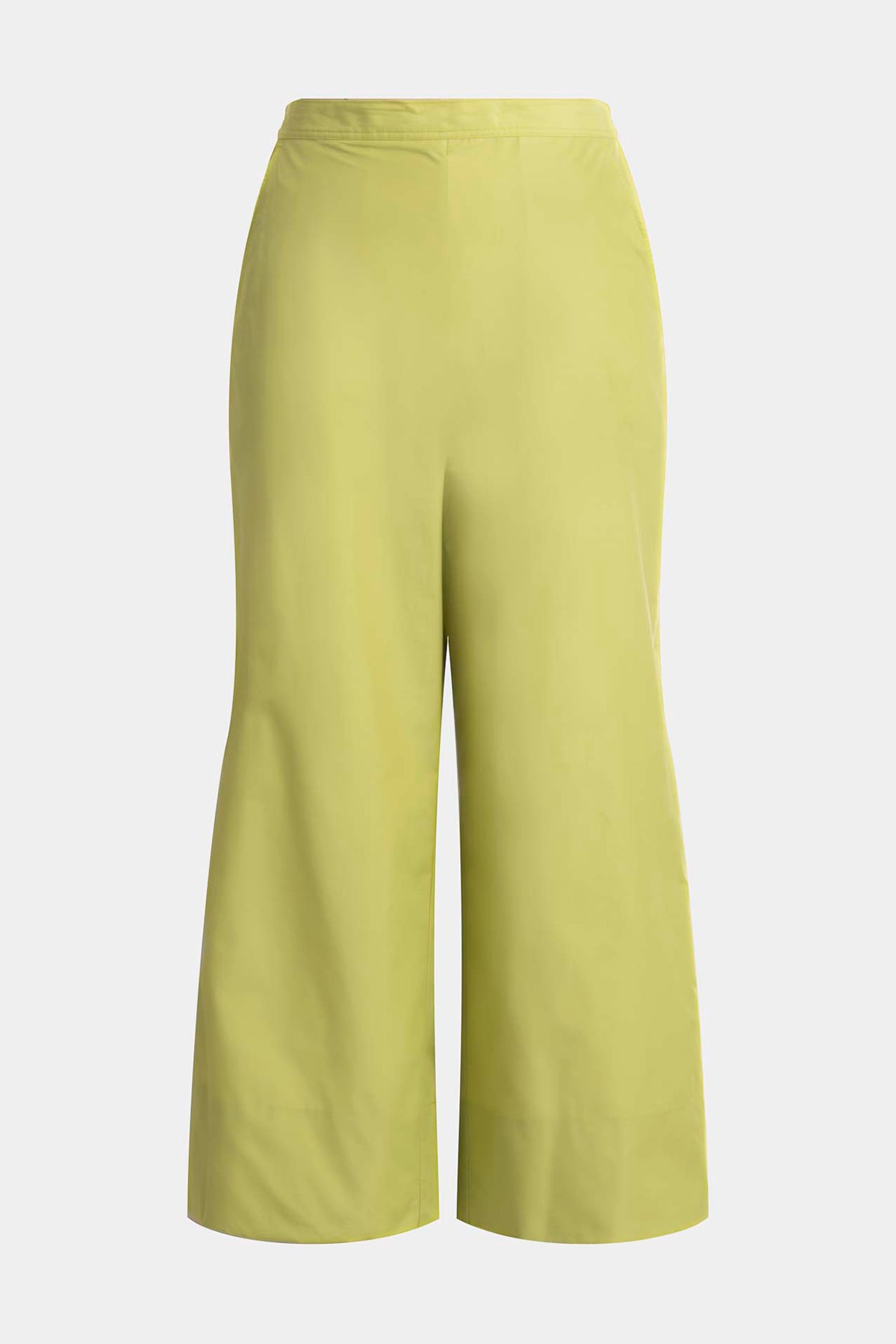Techno Poplin Cropped Pants Pear