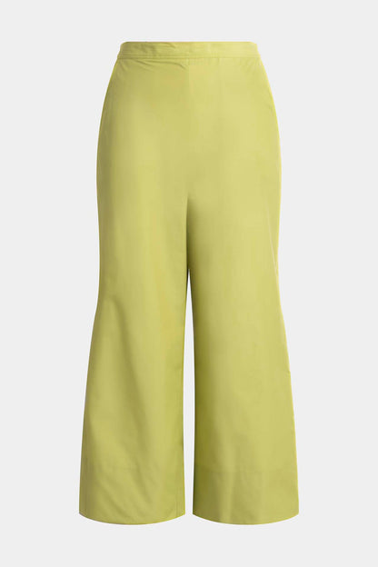 Techno Poplin Cropped Pants Pear