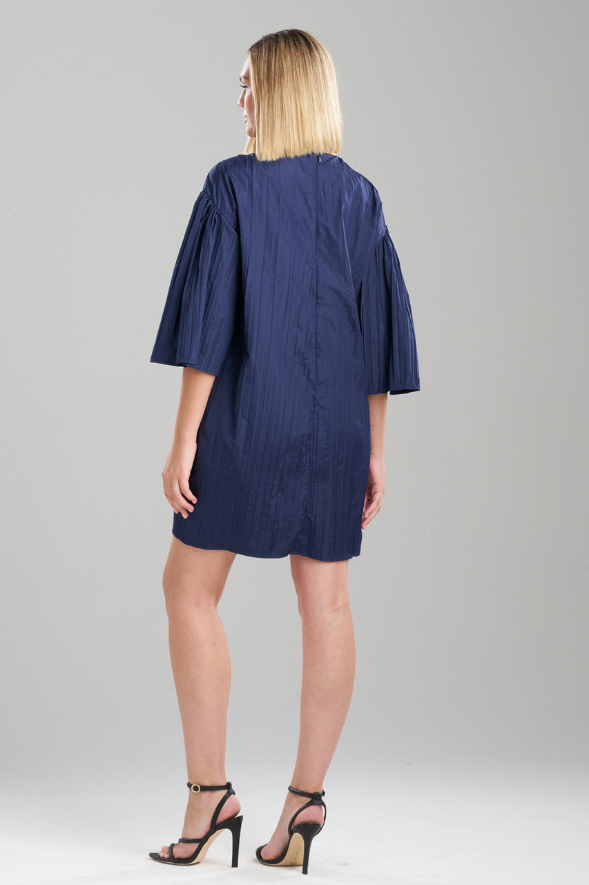 Buy Taffeta Plisse Dress in Midnight Navy Online Midnight Navy