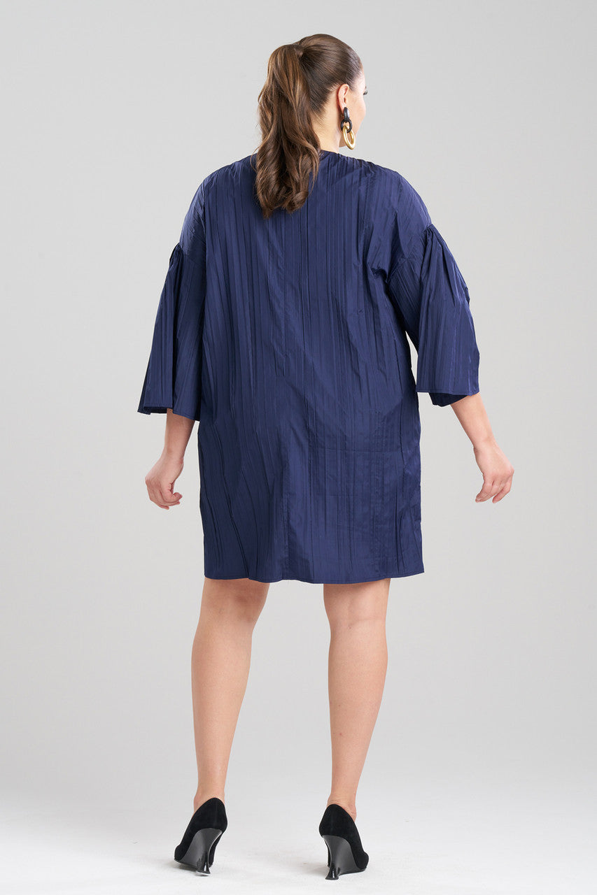 Buy Taffeta Plisse Dress in Midnight Navy Online Midnight Navy