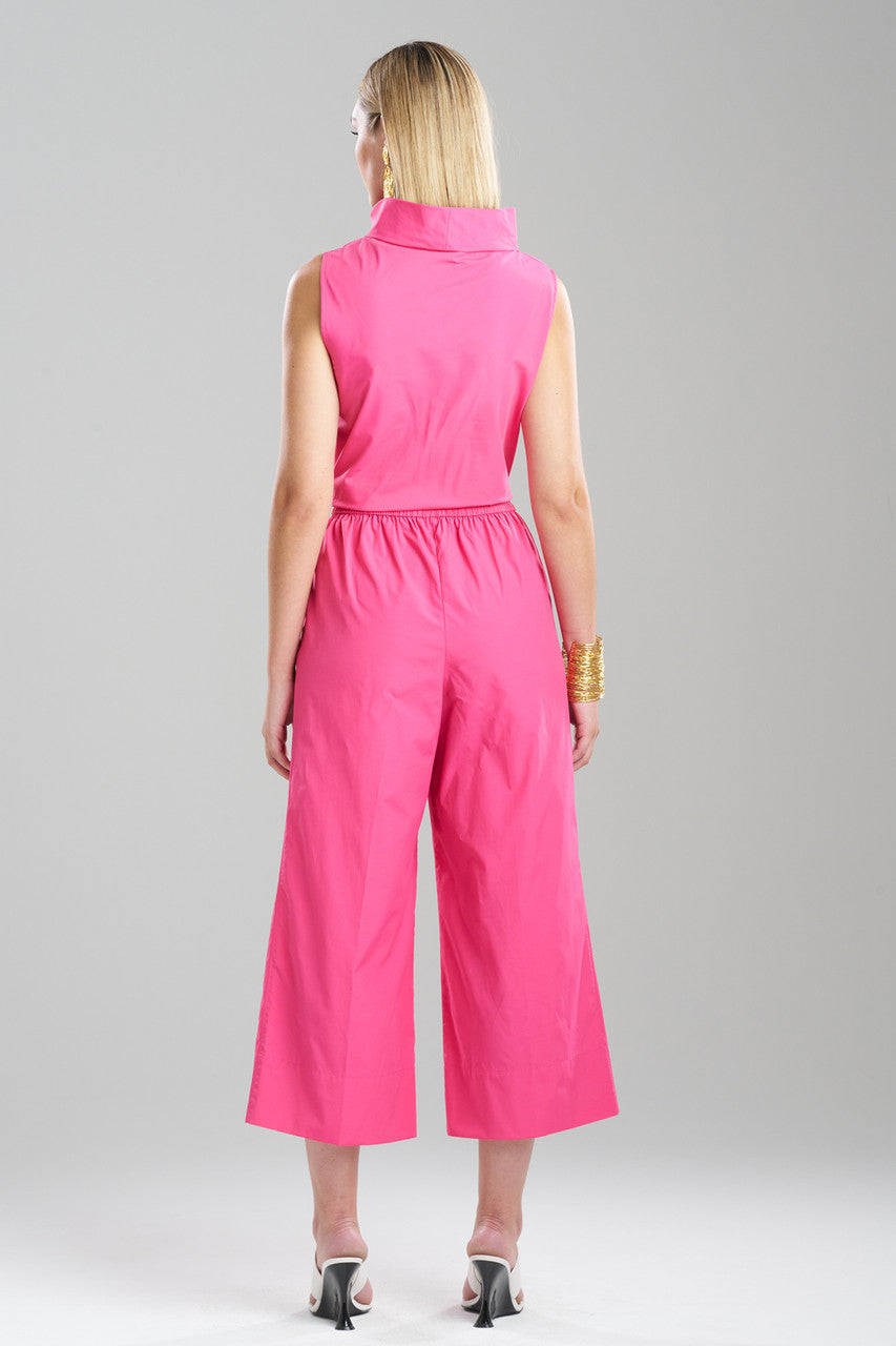 Buy Techno Poplin Cropped Pants in Electric Pink Online Electric Pink