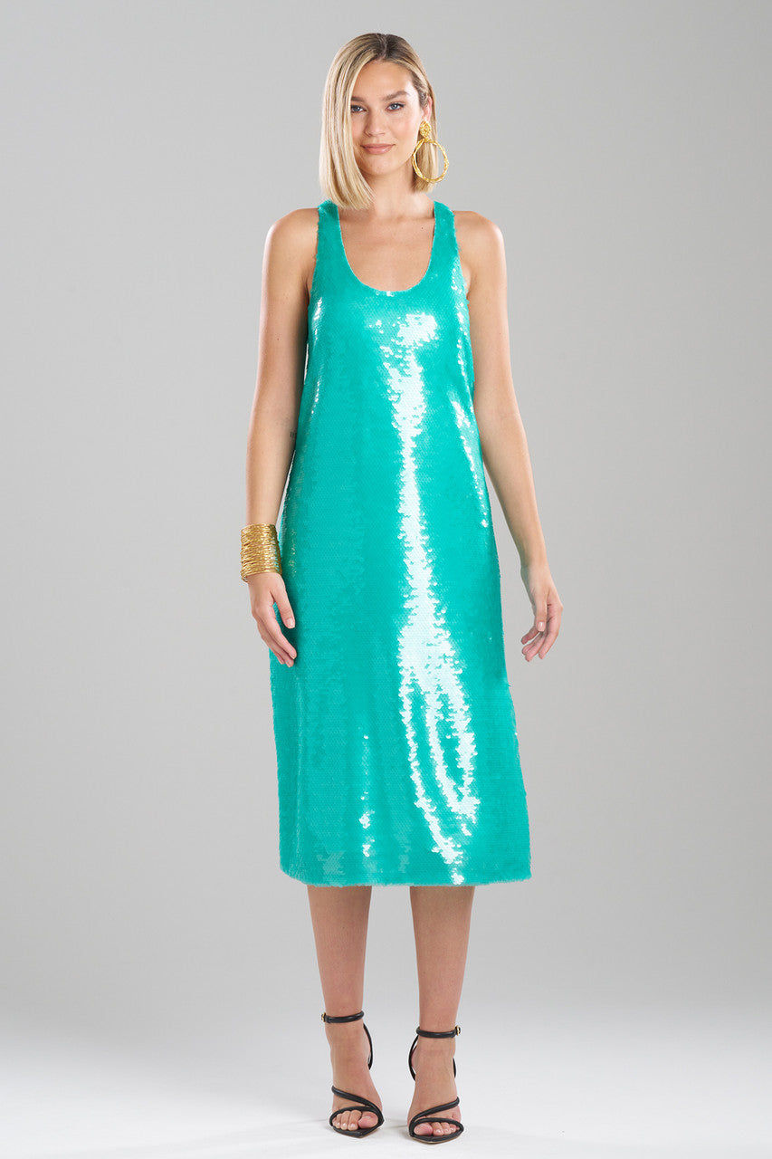 Buy Paillettes Dress in Teal Online Teal