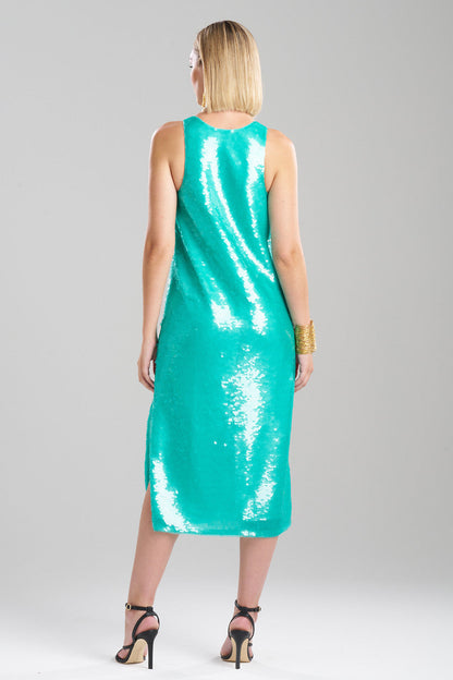 Buy Paillettes Dress in Teal Online Teal