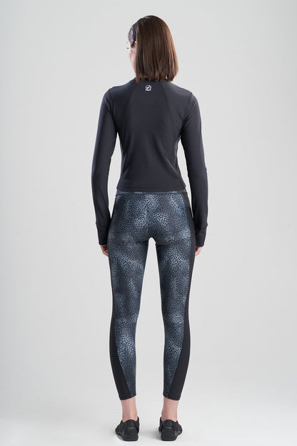 Buy Solstice Long Sleeve Crop Top in Black Online Black