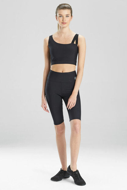 Buy Solstice Asymmetrical Cropped Cami in Black Online Black