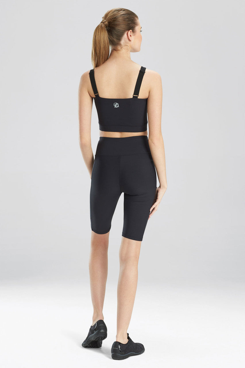 Buy Solstice Asymmetrical Cropped Cami in Black Online Black