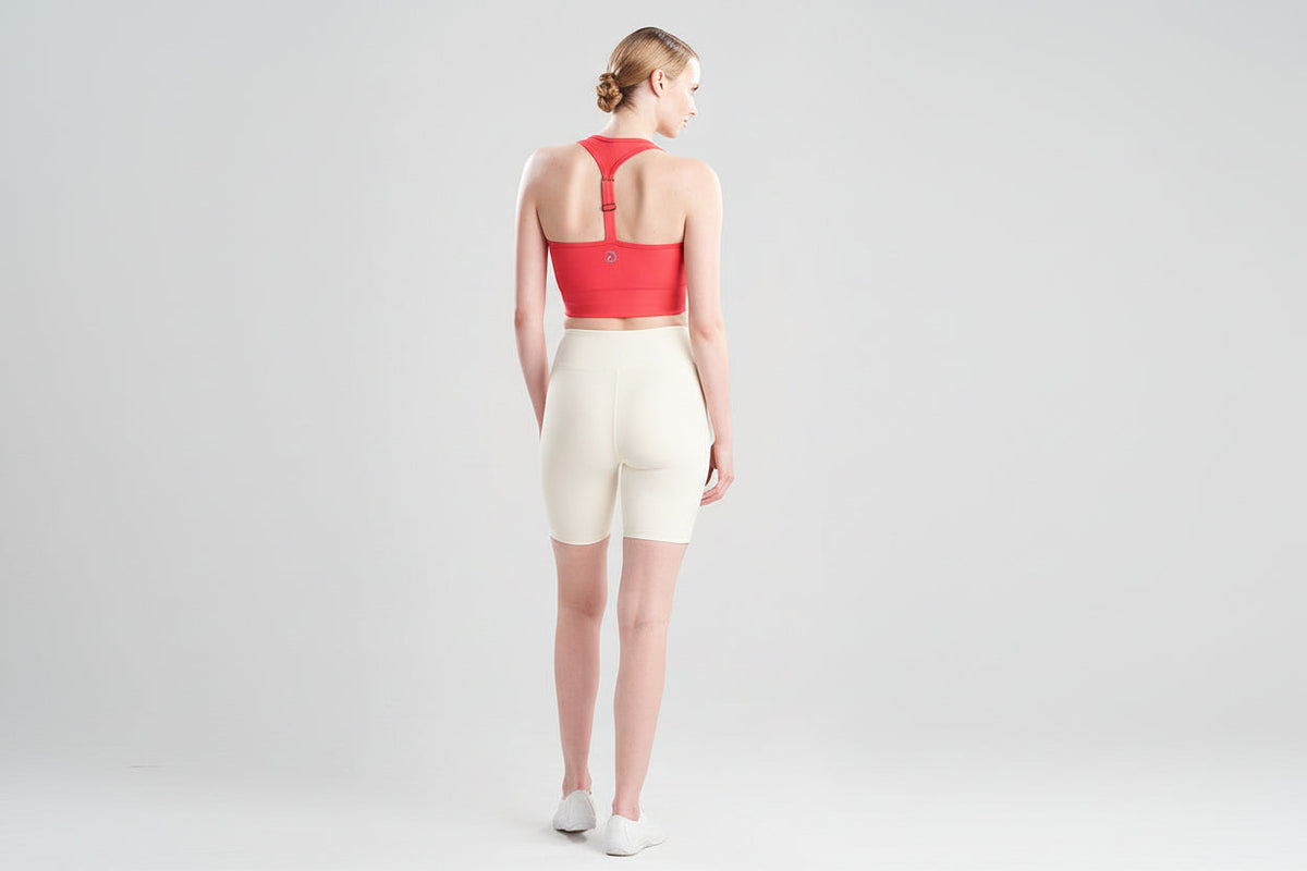 Buy Solstice T-Back Crop Top in Salsa Online Salsa