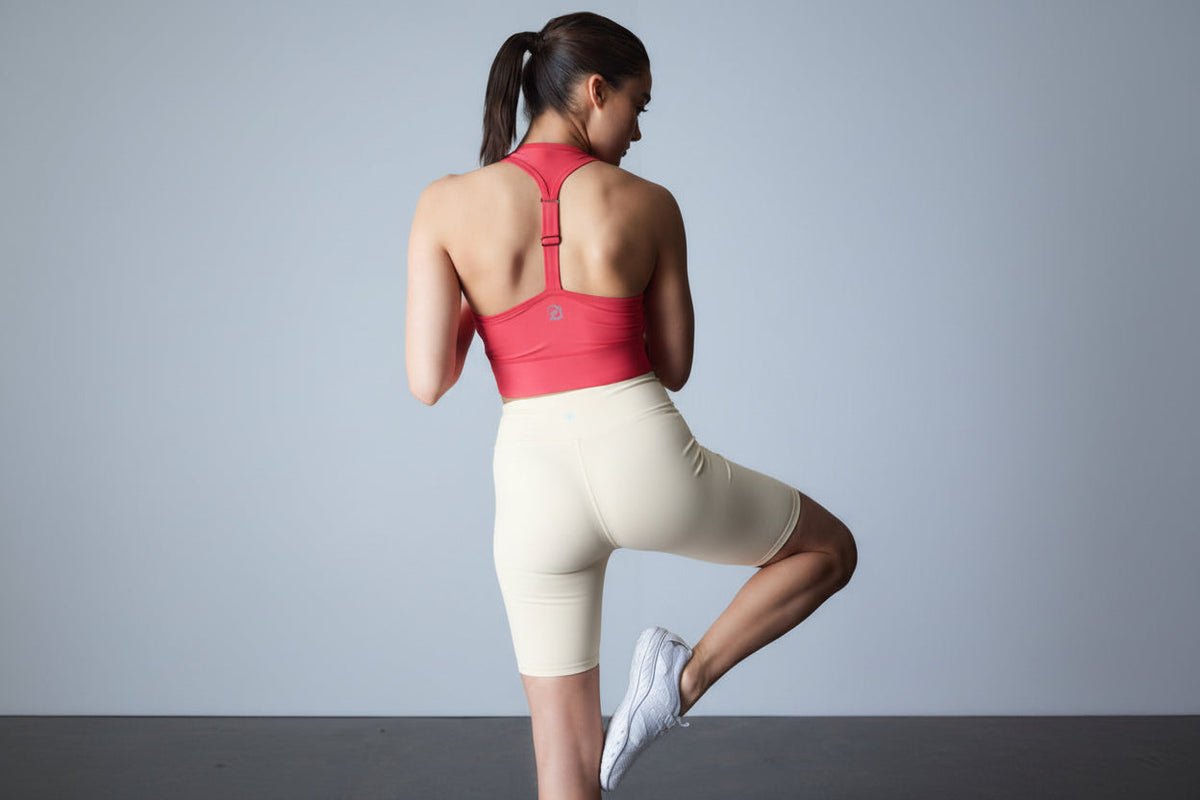 Buy Solstice T-Back Crop Top in Salsa Online Salsa