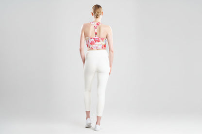 Buy Solstice T-Back Crop Top in Pink Poppy Online Pink Poppy