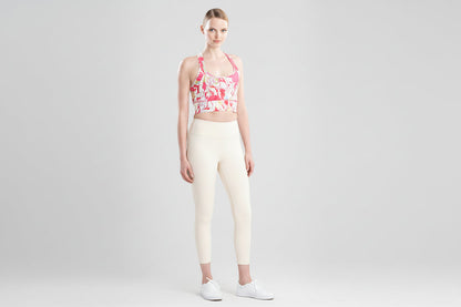 Buy Solstice T-Back Crop Top in Pink Poppy Online Pink Poppy