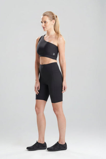 Buy Solstice One Shoulder Crop Top in Black Online Black
