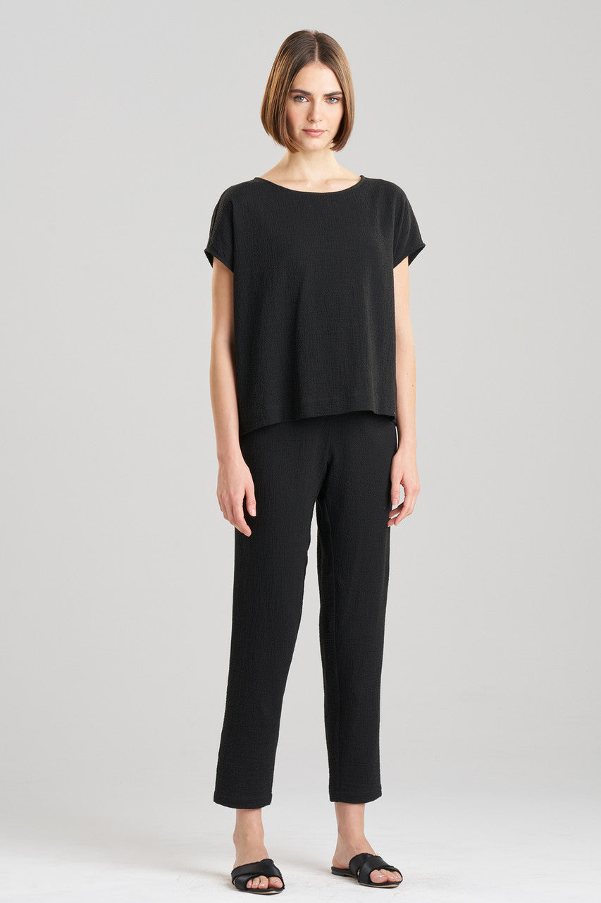 Buy Onsen Cotton T-Shirt in Black Online Black