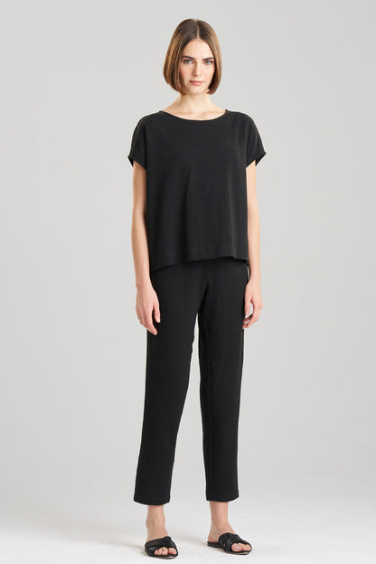 Buy Onsen Cotton T-Shirt in Black Online Black