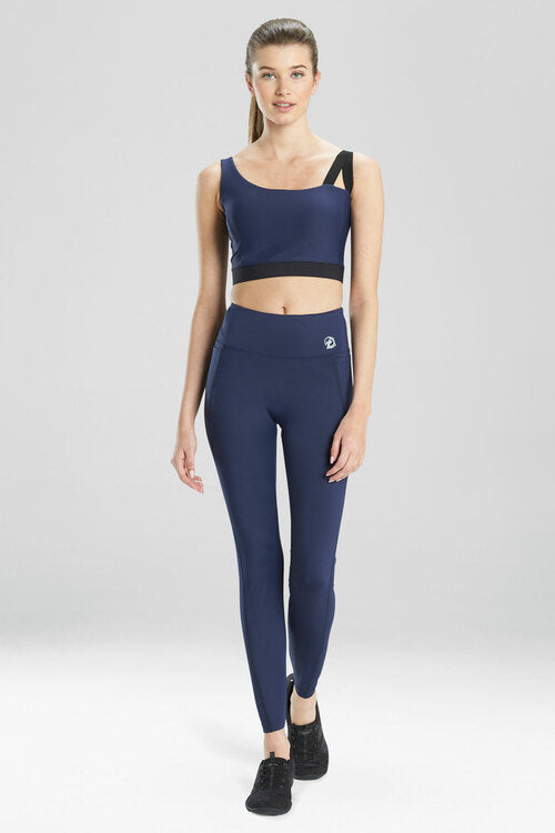 Buy Solstice Asymmetrical Cropped Cami in Navy Online Navy