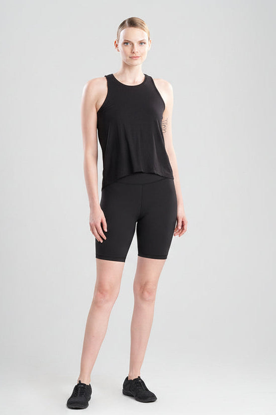 Buy Layering Elements High Low Tank in Black Online Black