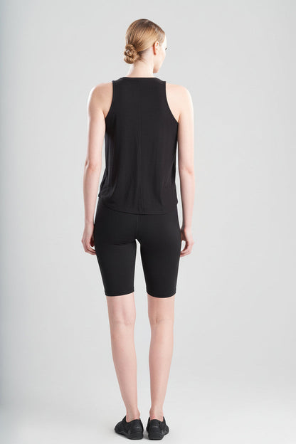 Buy Layering Elements High Low Tank in Black Online Black