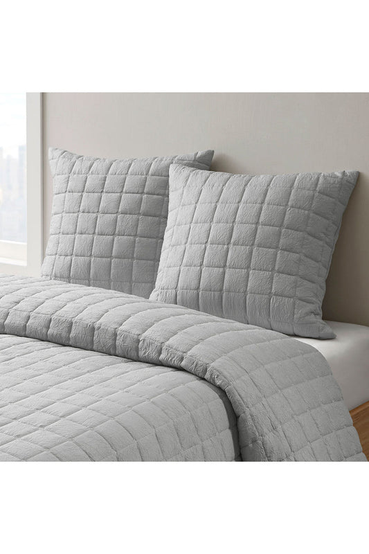 Buy Cocoon Grey Quilt Sham in Grey Online Grey