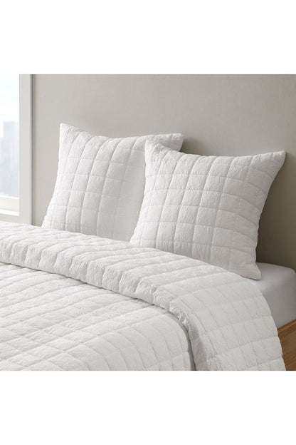 Buy Cocoon White Quilt Sham in White Online White